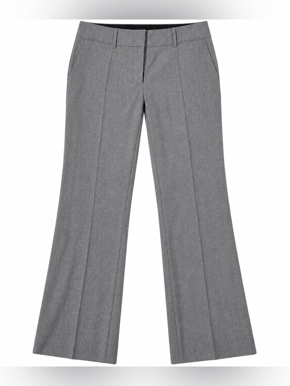Ann Taylor LOFT Julie Trouser Pants Womens 12 Gray Career Dress Slacks Flare Leg